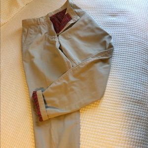 Llbean classic lined chinos